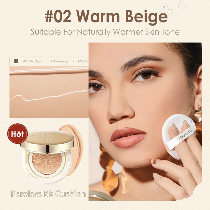 FOCALLURE - Poreless Matte Air Cushion Foundation #103 Toasted Tan (Discounted)