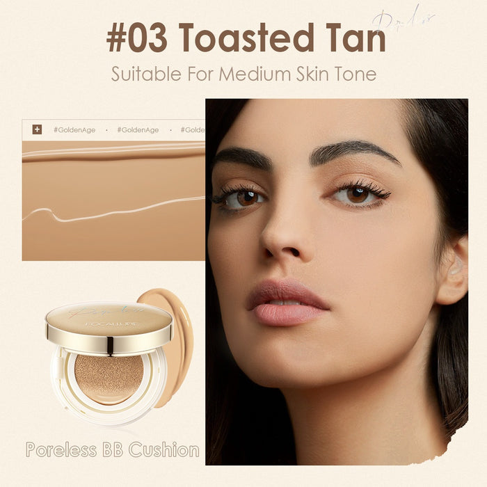 FOCALLURE - Poreless Matte Air Cushion Foundation #103 Toasted Tan (Discounted)