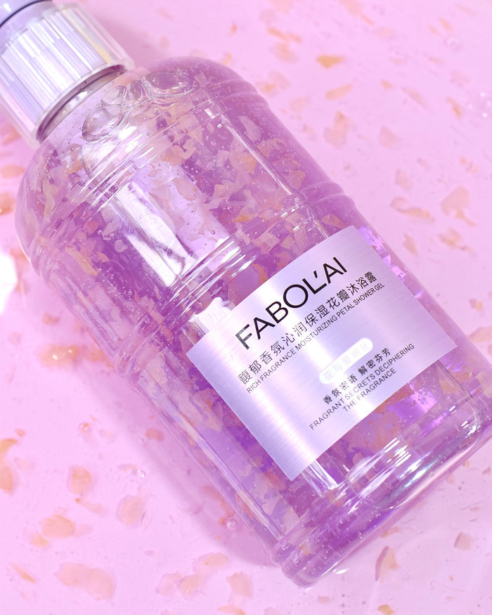 Gel de ducha con Pétalos de rosa Fabolai limpia e hidrata