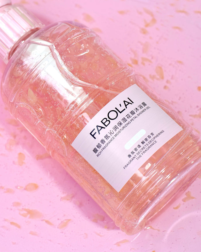 Gel de ducha con Pétalos de rosa Fabolai limpia e hidrata