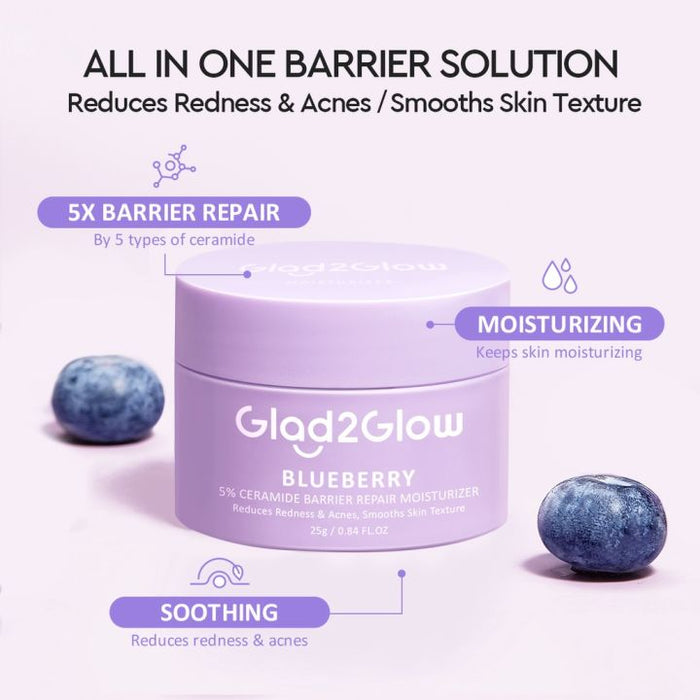 GLAD2GLOW - Blueberry 5% Ceramide Moisturizer