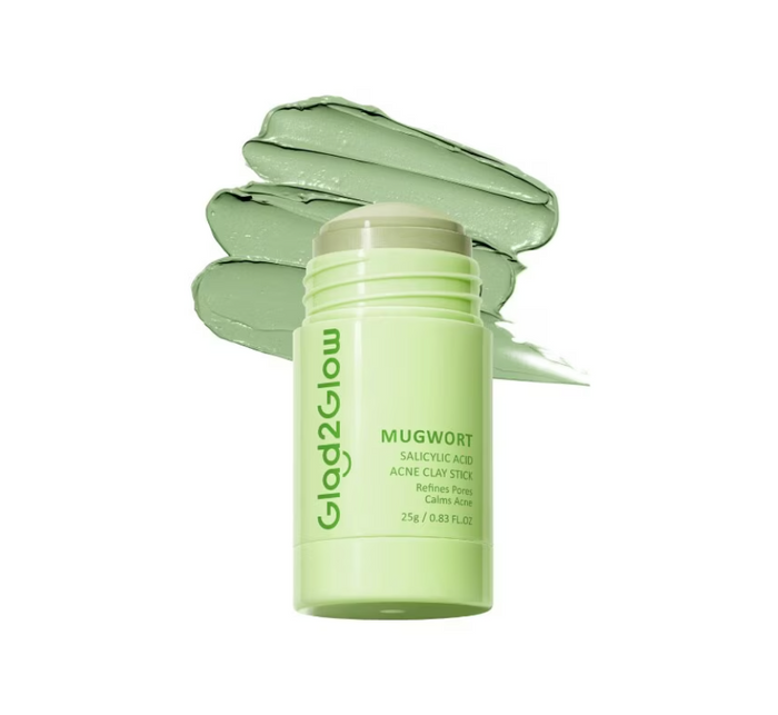 GLAD2GLOW - Mugwort Salicylic Acid Acne Clay Stick