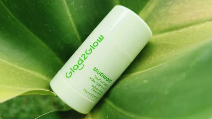 GLAD2GLOW - Mugwort Salicylic Acid Acne Clay Stick