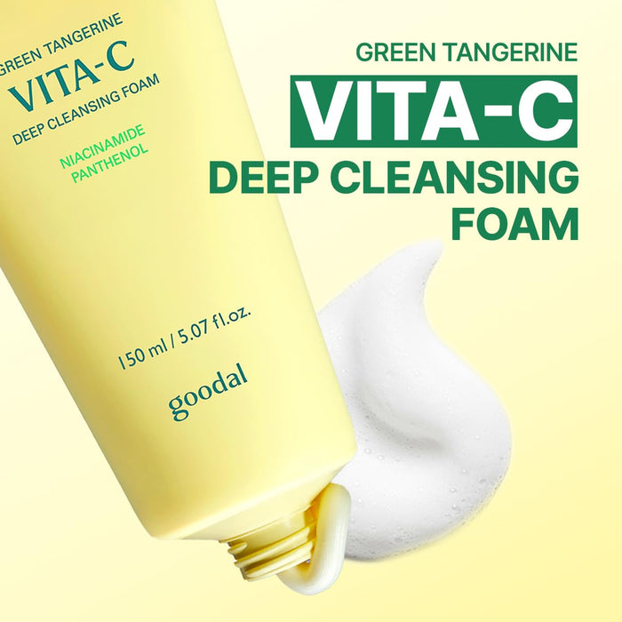 GOODAL - Green Tangerine Vita C Deep Cleansing Foam