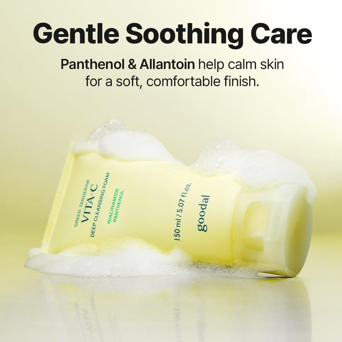 GOODAL - Green Tangerine Vita C Deep Cleansing Foam