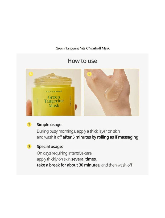 GOODAL - Green Tangerine Vita C Wash Off Mask