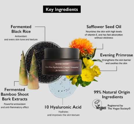 HARUHARU WONDER - Black Rice 10 Hyaluronic Cream (Unscented)