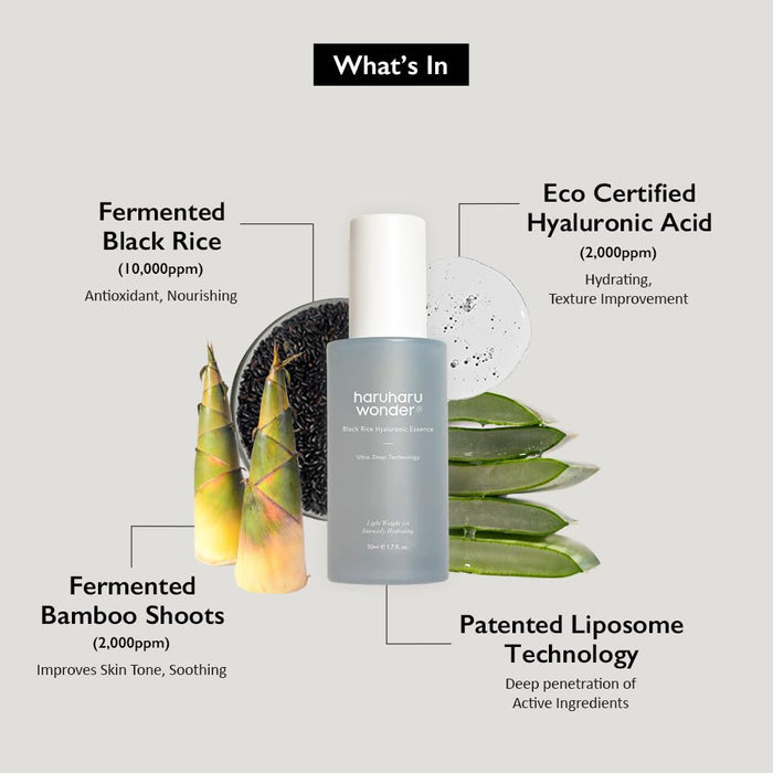 HARUHARU WONDER - Black Rice Hyaluronic Essence