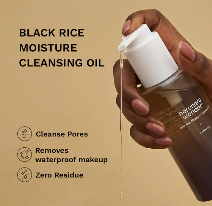 HARUHARU WONDER - Black Rice Moisture Deep Cleansing Oil