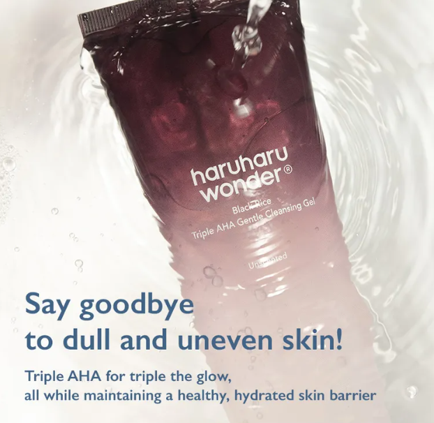 HARUHARU WONDER - Black Rice Triple AHA Gentle Cleansing Gel