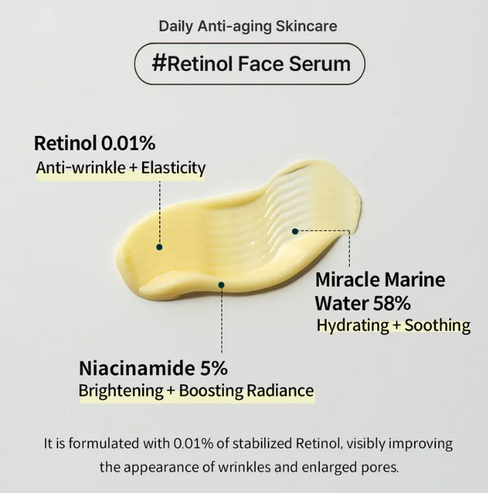 HEIMISH - Marine Care Retinol for Face Serum