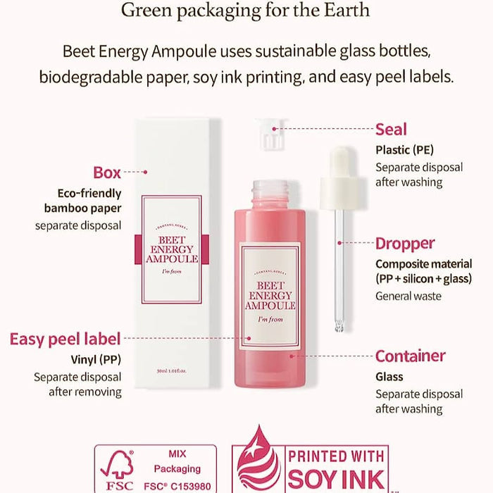 I'M FROM - Beet Energy Ampoule