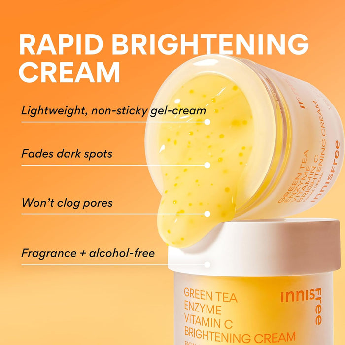 INNISFREE - Green Tea Enzyme Vitamin C Brightening Cream