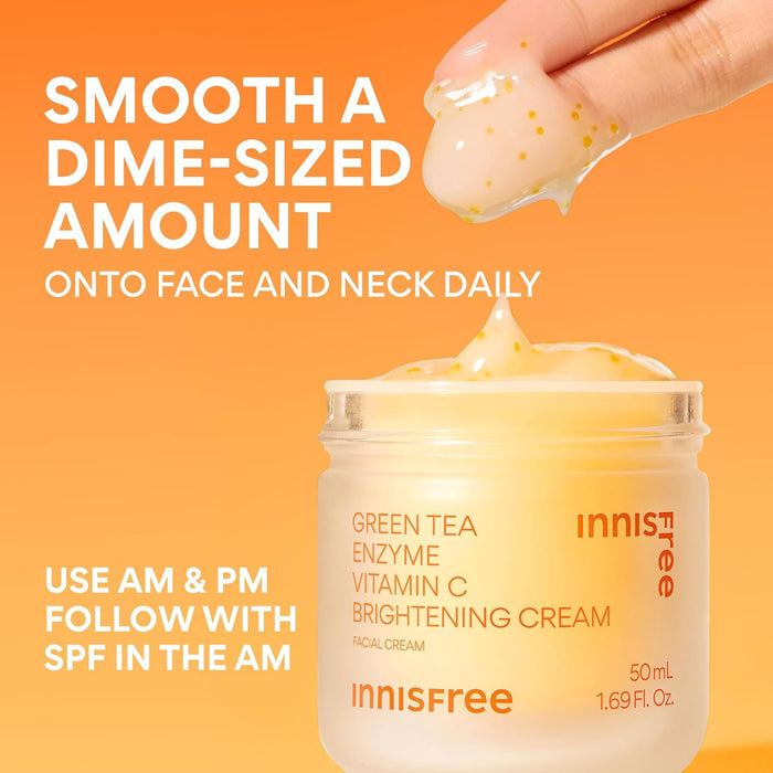 INNISFREE - Green Tea Enzyme Vitamin C Brightening Cream
