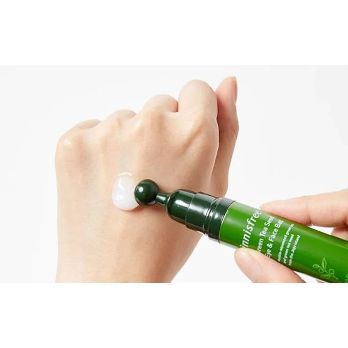 INNISFREE - Green Tea Hyaluronic Glow Eye & Face Ball