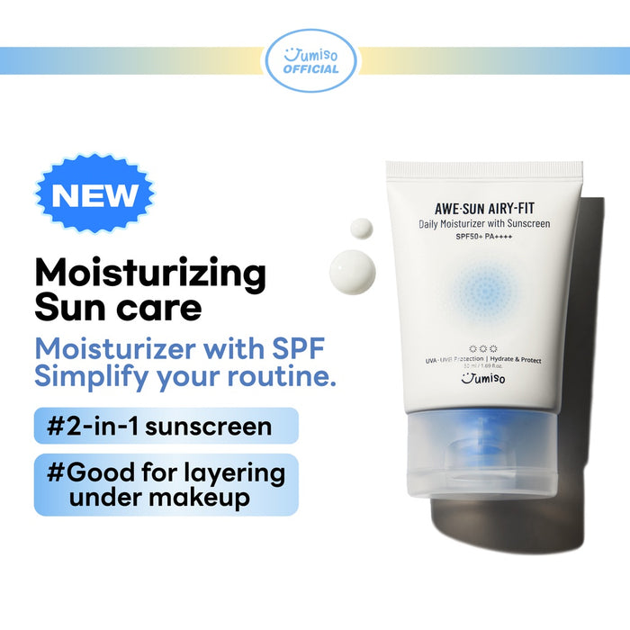 JUMISO - Awe-Sun Airy-fit Daily Moisturizer with Sunscreen SPF50+ PA++++