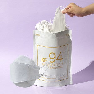 K-MEDIC SSAKPUDREAM - White KF94 Protection Mask 3-Ply (50 Pieces)