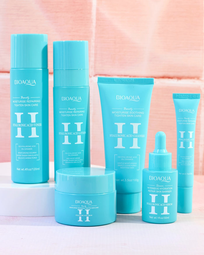 Kit de Lujo Línea Acido Hialurónico Bioaqua hidratación intensa