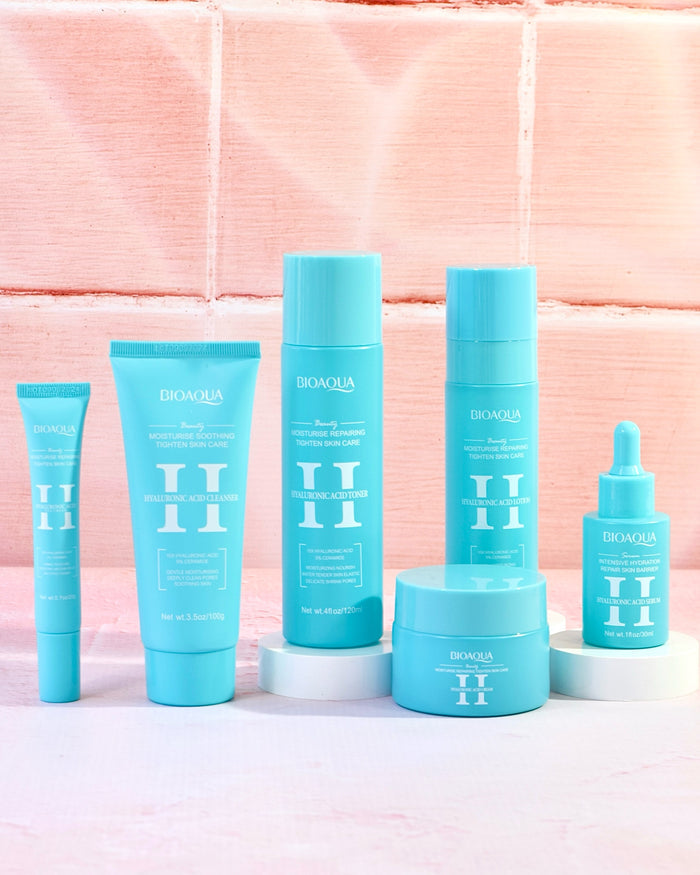 Kit de Lujo Línea Acido Hialurónico Bioaqua hidratación intensa