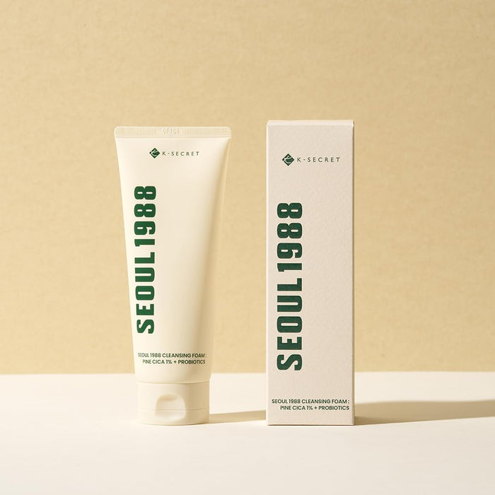 KSECRET - SEOUL 1988 Cleansing Foam : Pine Cica 1% + Probiotics