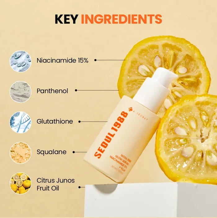 KSECRET - SEOUL 1988 Glow Serum : Niacinamide 15% + Yuja