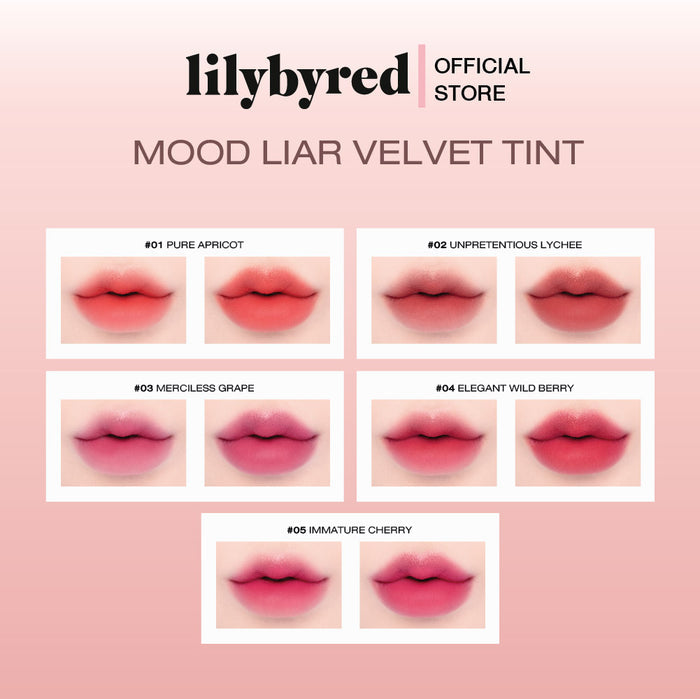 LILYBYRED - Mood Liar Velvet Tint