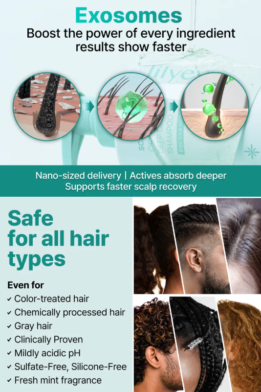 LILYEVE - Scalp Turn Cica PDRN Deep Clean Shampoo