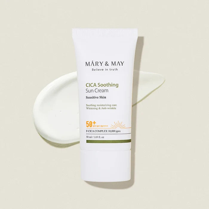 MARY & MAY - Cica Soothing Sun Cream SPF50+ PA++++
