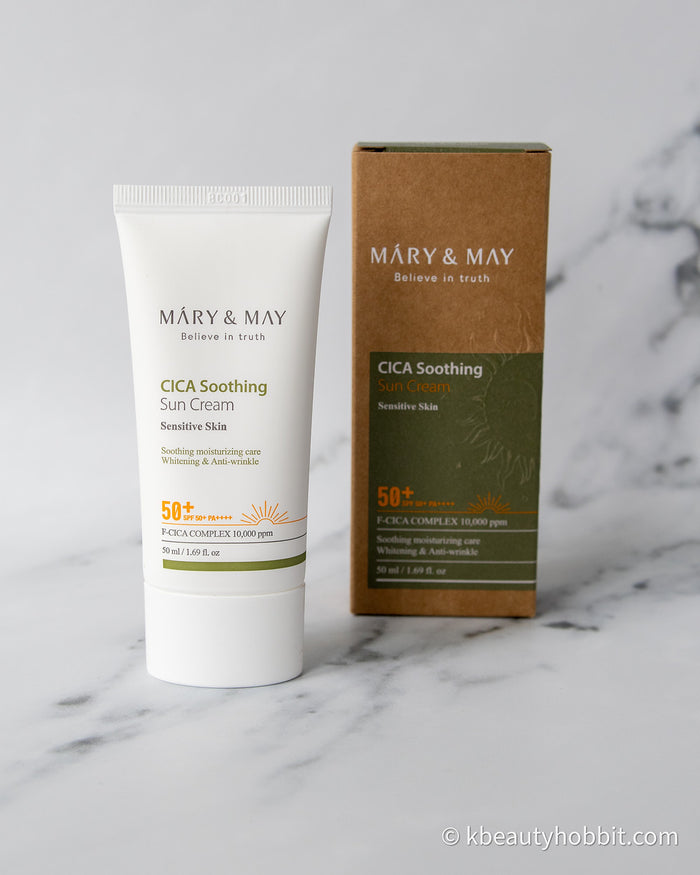 MARY & MAY - Cica Soothing Sun Cream SPF50+ PA++++