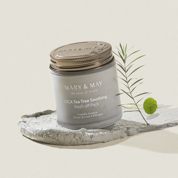 MARY & MAY - Cica Tea Tree Soothing Wash Off Pack