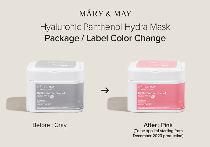 MARY & MAY - Hyaluronic Panthenol Hydra Mask