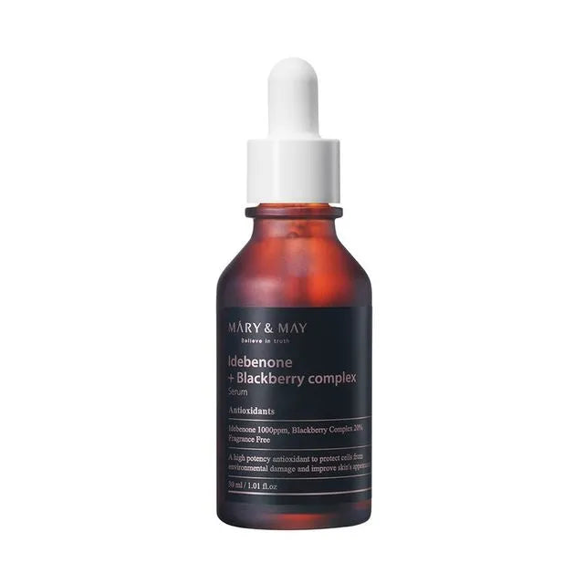 MARY & MAY - Idebenone + Blackberry Complex Serum 30ml (Discounted)