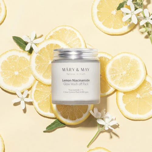 MARY & MAY - Lemon Niacinamide Glow Wash Off Pack