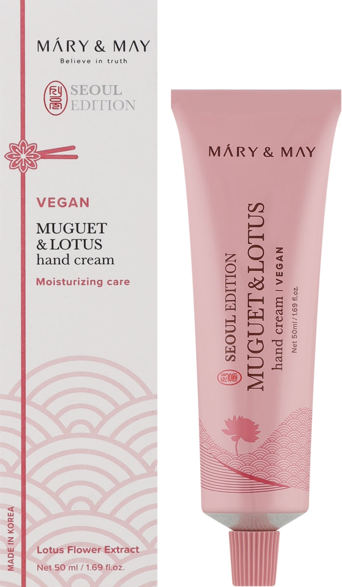 MARY & MAY - Muguet & Lotus Hand Cream
