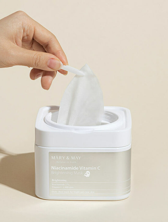 MARY & MAY - Niacinamide Vitamin C Brightening Mask