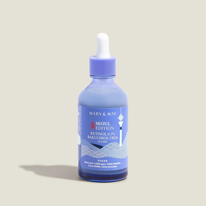 MARY & MAY - Retinol 0.1% Bakuchiol Cica Serum Seoul Edition