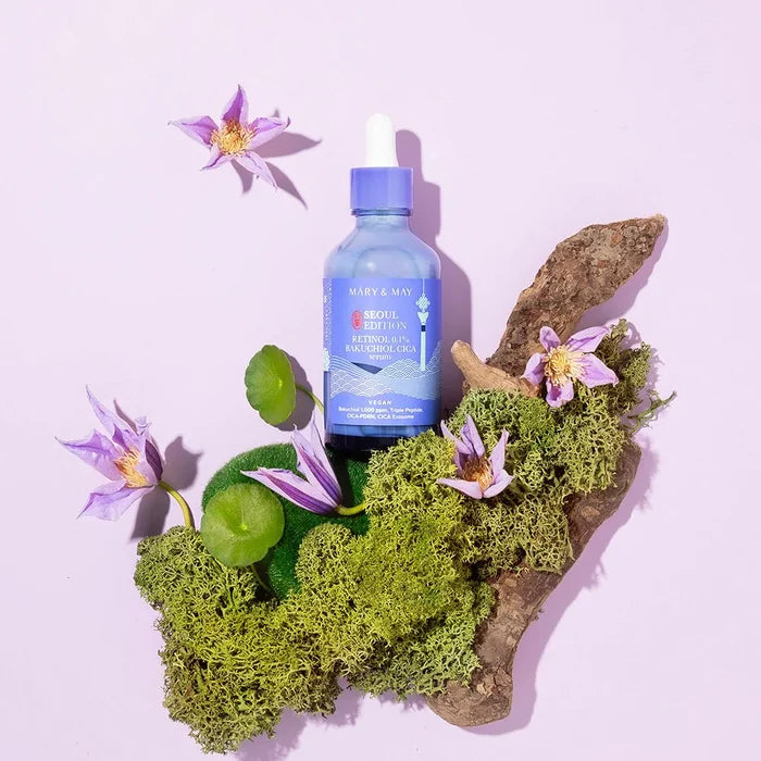MARY & MAY - Retinol 0.1% Bakuchiol Cica Serum Seoul Edition
