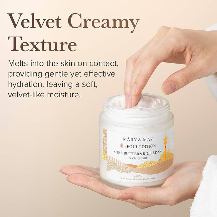 MARY & MAY - Shea Butter & Rice Bran Body Cream