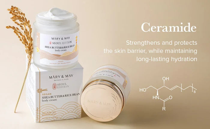 MARY & MAY - Shea Butter & Rice Bran Body Cream