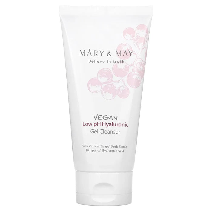 MARY & MAY - Vegan Low pH Hyaluronic Gel Cleanser