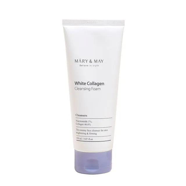 MARY & MAY - White Collagen Cleansing Foam