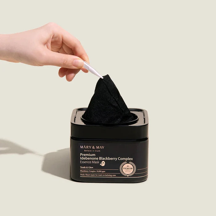 MARY&MAY - Premium Idebenone Blackberry Complex Essence Mask