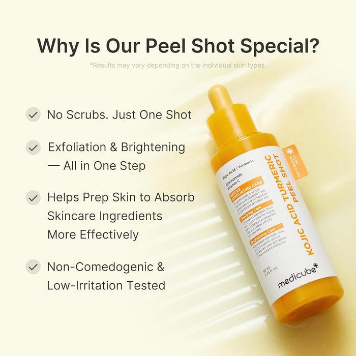 MEDICUBE - Kojic Acid Turmeric Peel Shot