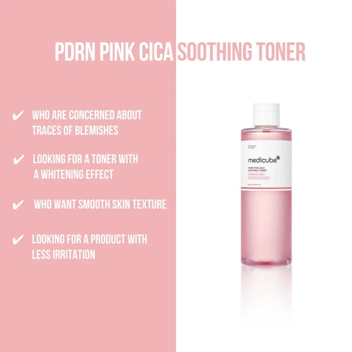 MEDICUBE - PDRN Pink Cica Soothing Toner