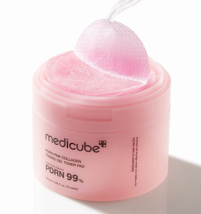 MEDICUBE - PDRN Pink Collagen Toning Gel Toner Pad