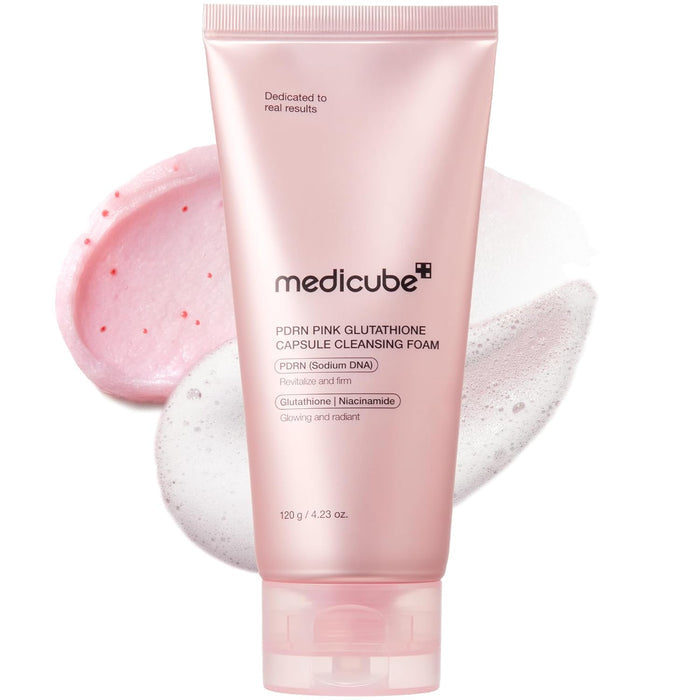 MEDICUBE - PDRN Pink Glutathione Capsule Cleansing Foam