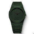 New Fashionable Men's Watch Simple Black Male Quartz Watches Arabic Digital Casual Drip Oil Strap