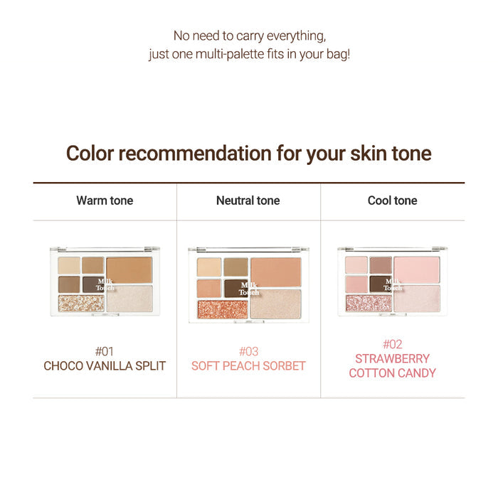 MILK TOUCH - Be My Perfect Multi Palette Mini