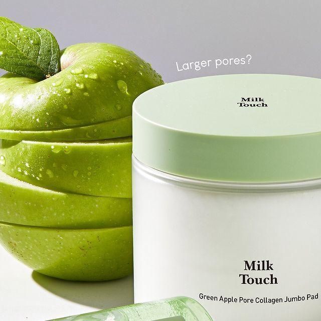 MILK TOUCH - Green Apple Pore Collagen Jumbo Pad