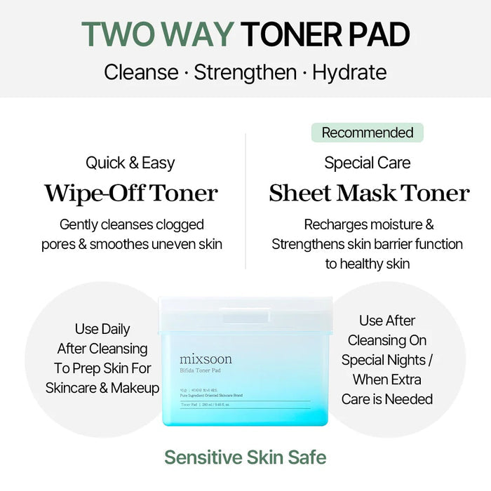 MIXSOON - Bifida Toner Pad